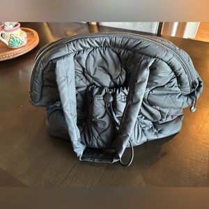 Vera Bradley Quilted Black Puffer bag